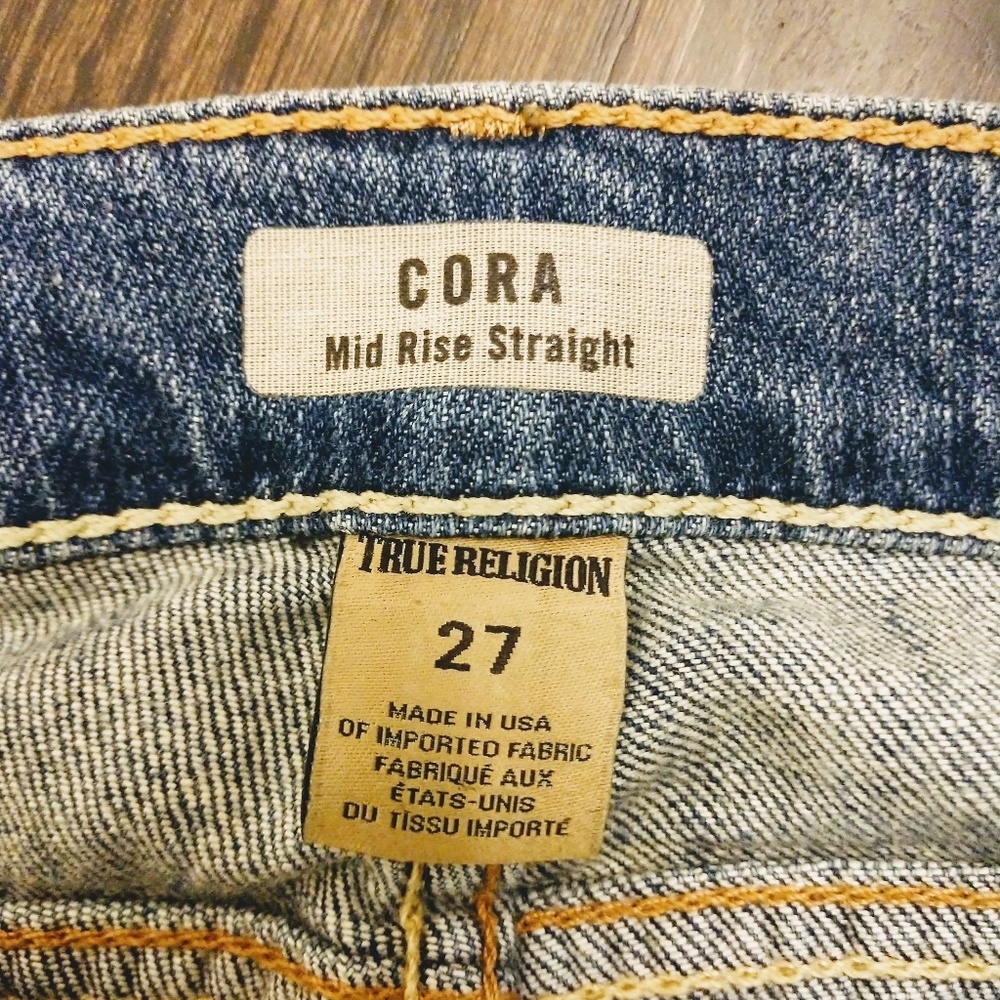 True Religion Mid Rise Straight - Picture 3 of 3